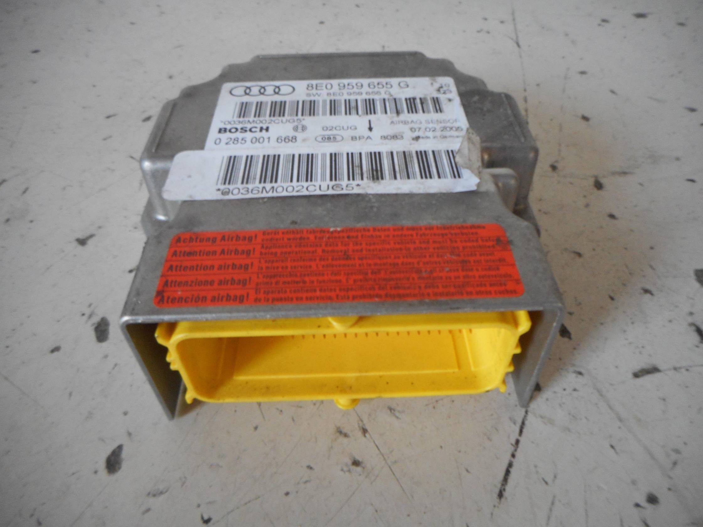 Centralina comando airbag